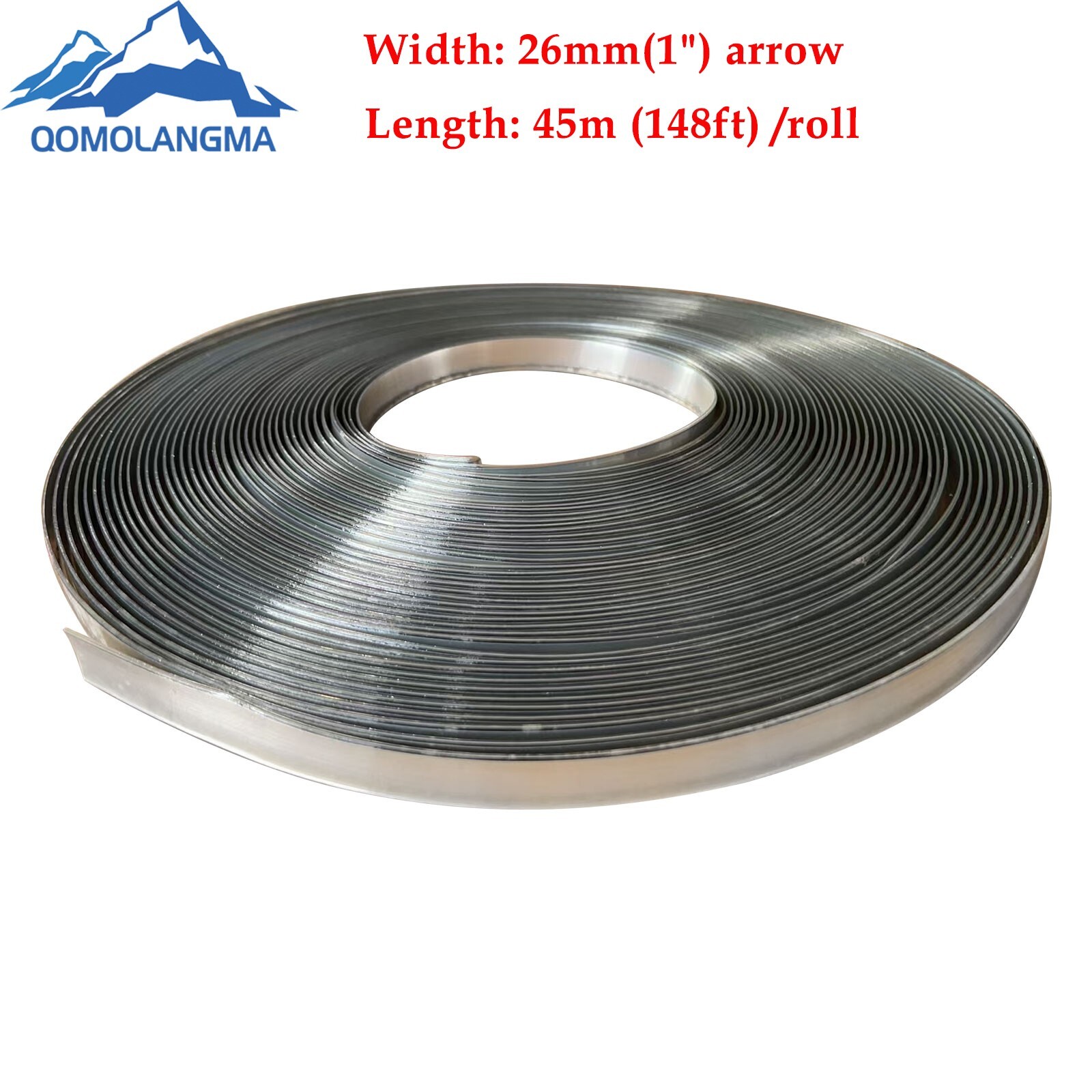 Coil Strip (1″x148ft) Gold/Silver Arrow Trim Cap for Channel Letter 26mmx45m