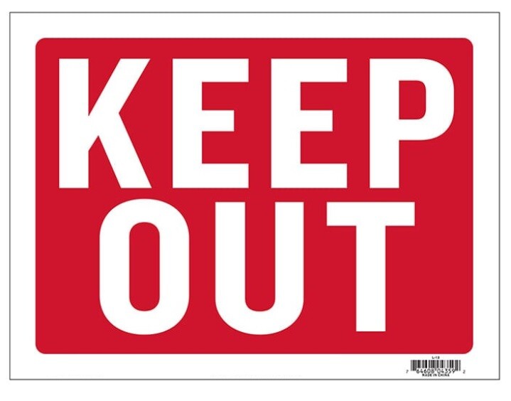 9×12″ In/Outdoor Sign for Home Business Security Waterproof Durable Plastic x5pk