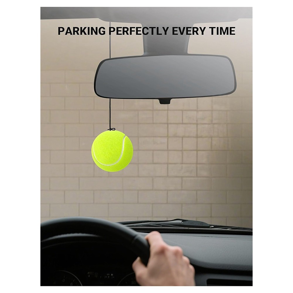 2 Packs Tennis Garage Parking Aid with Non-Elastic String, Precise Garage9778