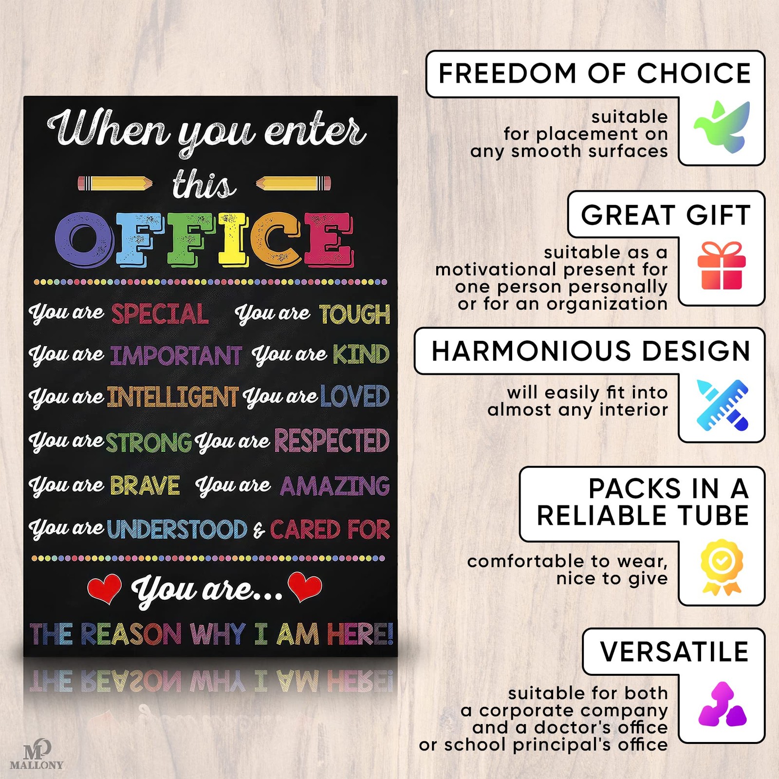 When You Enter In This Office Sign for Business – 16×24″ Signs for Business, …