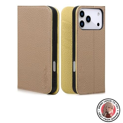 New VISOUL iPhone 17 Pro Max Case Genuine Leather Folio Style MagSafe Compatible