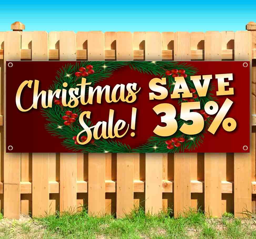 CHRISTMAS SALE SAVE 35% Advertising Vinyl Banner Flag Sign Many Sizes USA