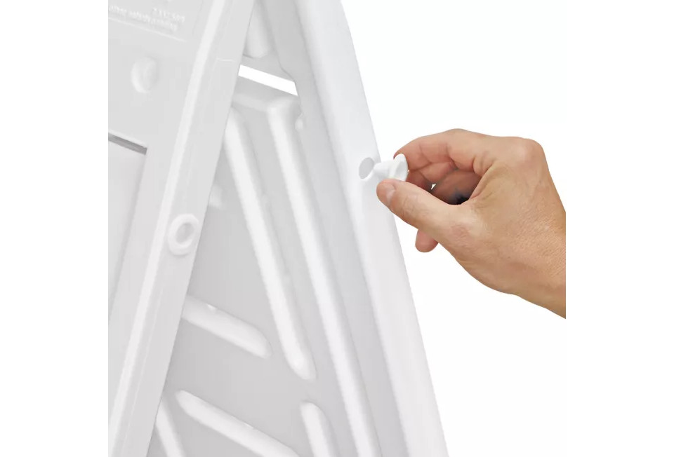 Plastic A-Frame Sign – Deluxe, 24 x 36″, White – Uline H-7902W