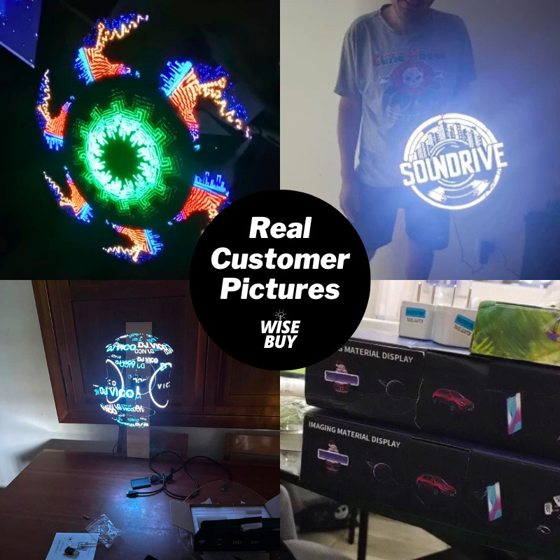 3D Hologram Fan Display – 16.5″ WiFi LED Projector with 224 Light Beads, 2000×22