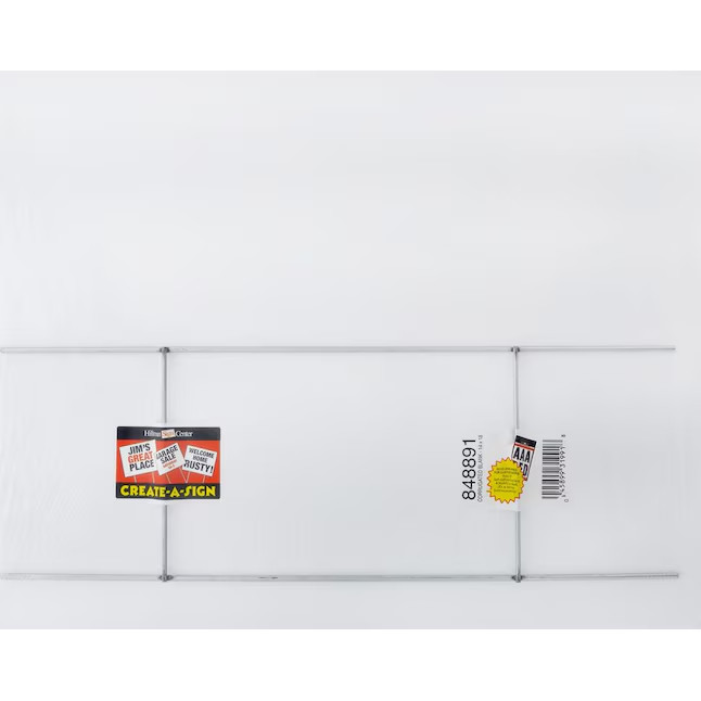 Hillman Blank – with Holder 14-in x 18-in Corrugated plastic Blank Sign