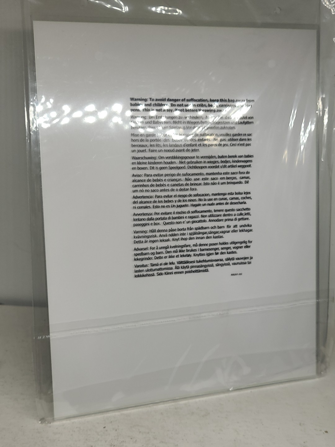 Staples Wall Mount Sign Holder Clear Plastic 8.5″ x 11″