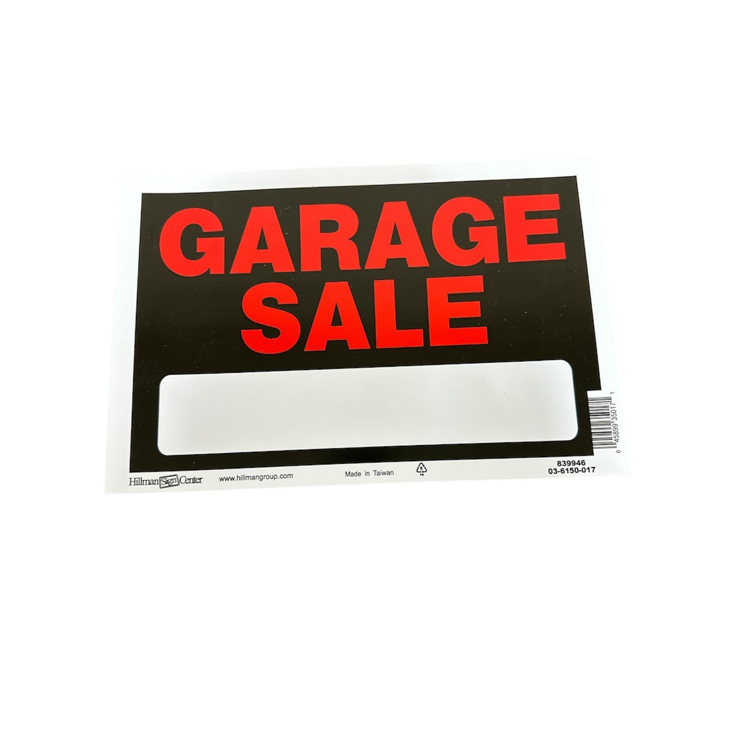 Hillman 8″ x 10″ Plastic Signs Various Models New