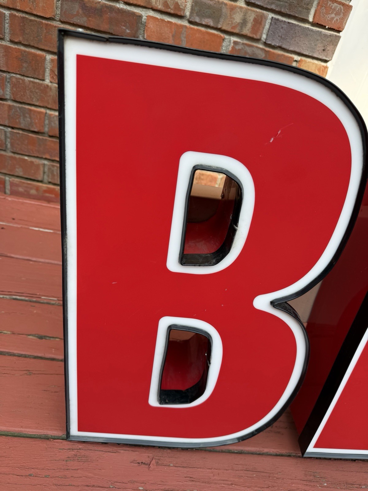 BBQ Custom LED Channel Letters Store Frontlit Signage 41”x24”x8” w/12ft Cord