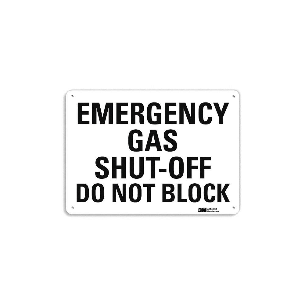LYLE U7-1111-NP_10X7 Facility Sign,7 in x 10 in,Plastic 44VA31