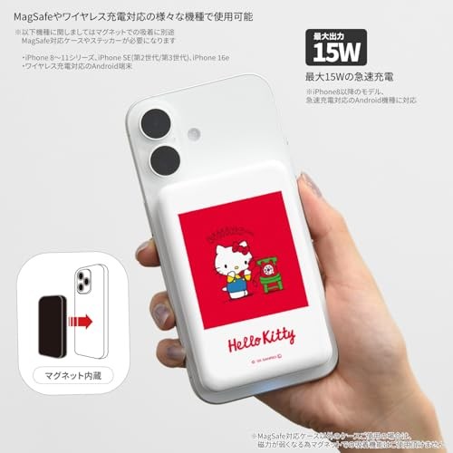 Gourmandise Sanrio Characters MagSafe Compatible Wireless Lithium Charger