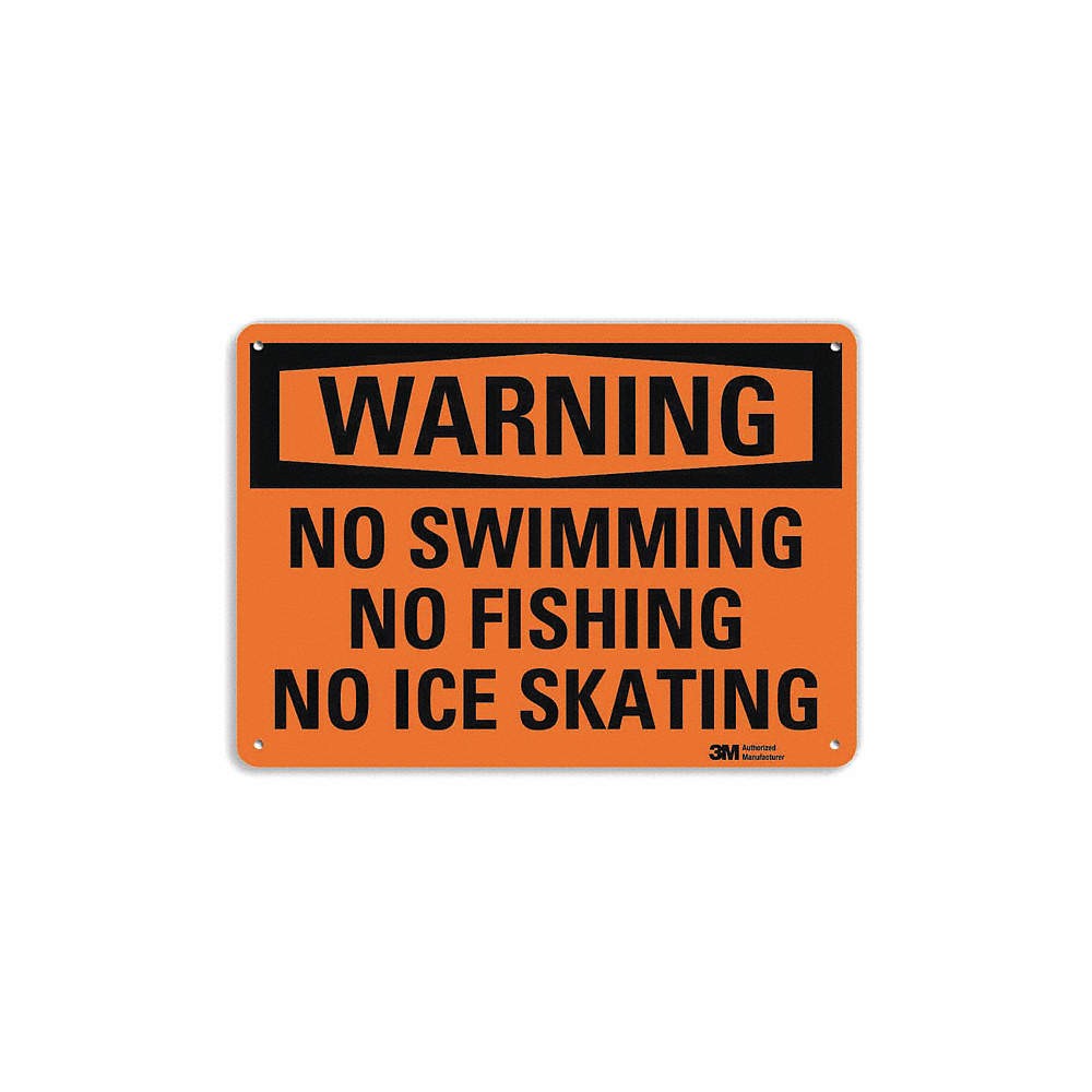 LYLE U6-1177-NA_14x10 Security Sign,10 inx14 in,Aluminum 464M19