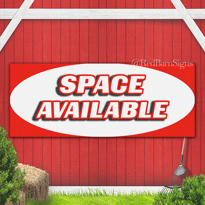 SPACE AVAILABLE Advertising Banner Flag Sign Many Sizes Available RENT USA
