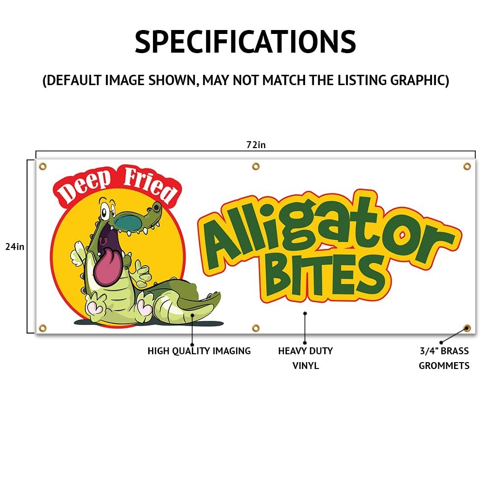 MIGHTY SKINS 24″ X 72″ Hot & Fresh Pizza Banner – Single Sided with Grommets
