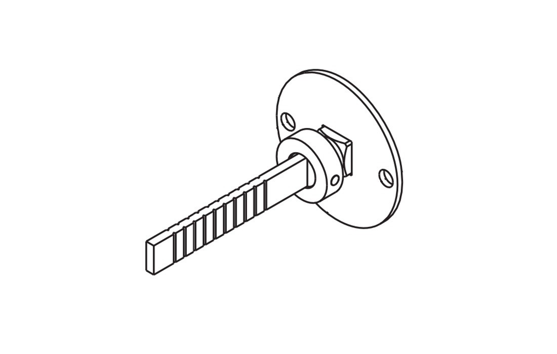 Corbin Russwin 677F068 ED4000/ED5000 Trim tailpiece, 1-3/4″ thick door