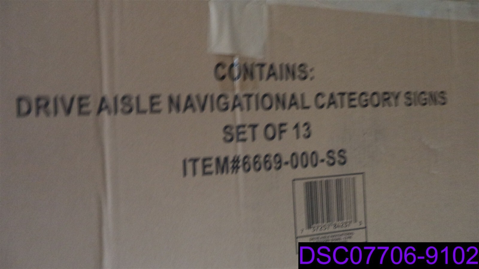 Qty =1 Box of 13: PetSmart Retail 3′ x 15-1/4″ Aisle Signs Dog Cat Bird Small