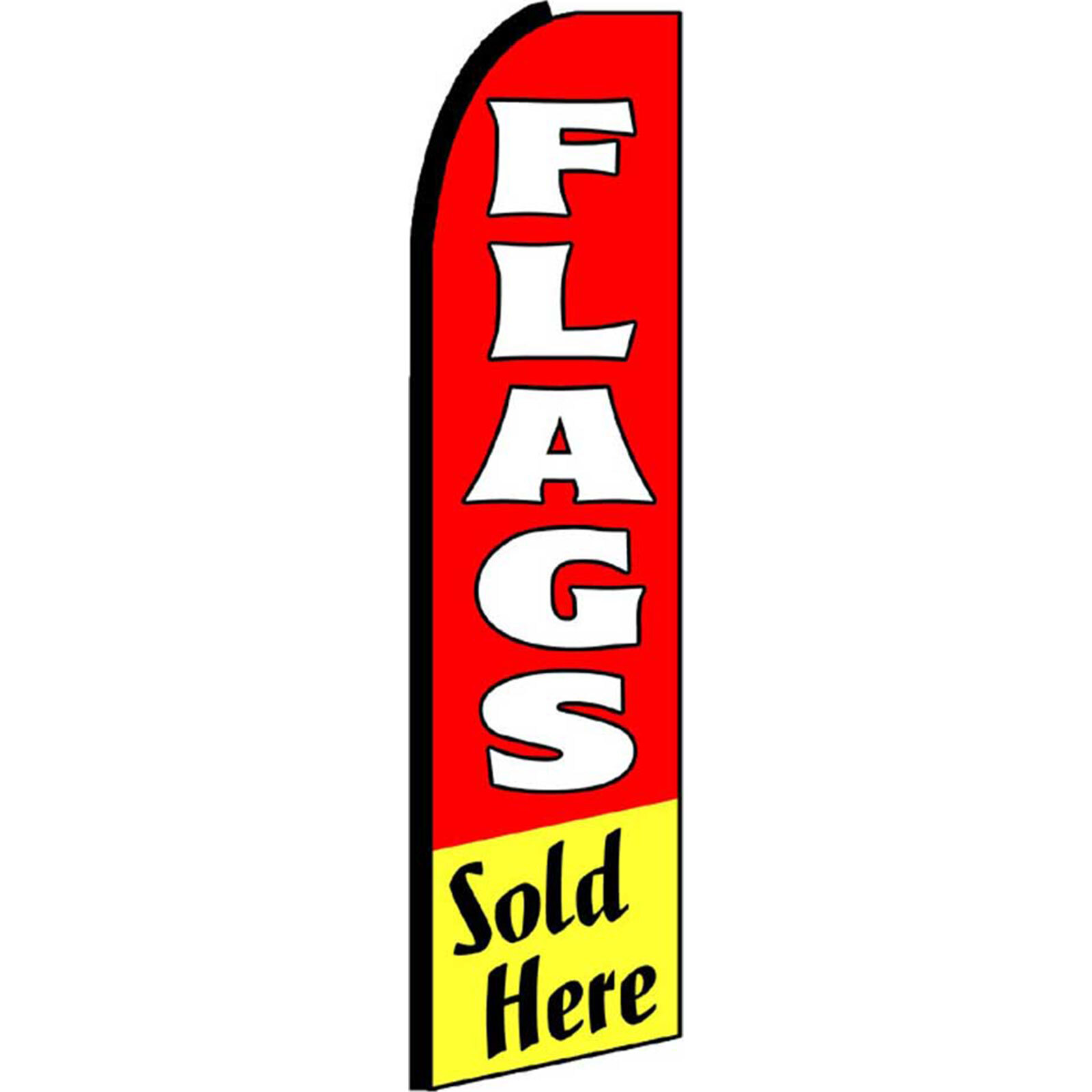 Flags Sold Here 2 1/2 ft X 11 1/2 ft Windless Flag