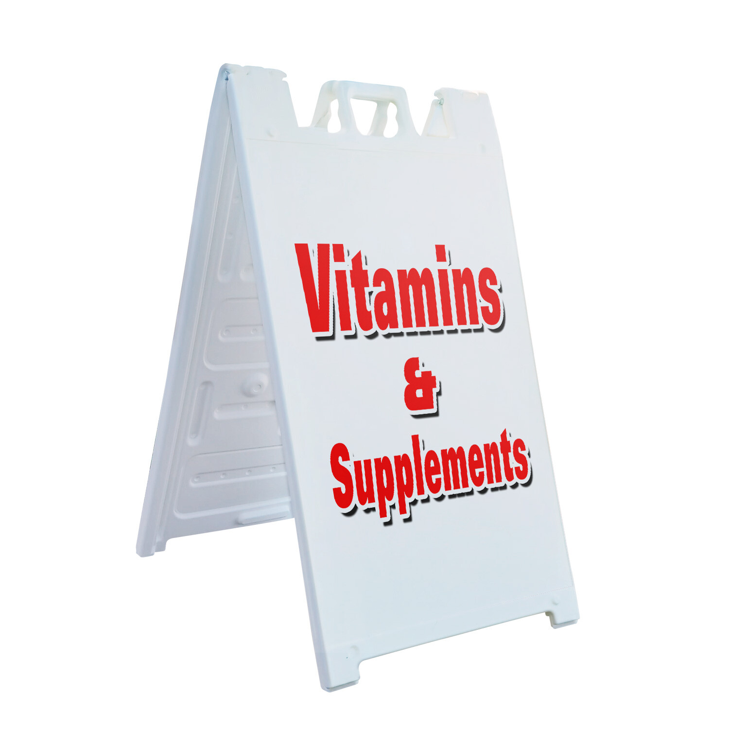 A-frame Sidewalk Vitamins & Supplements 24″ x 36″ Double Sided A-Frame Sidewalk