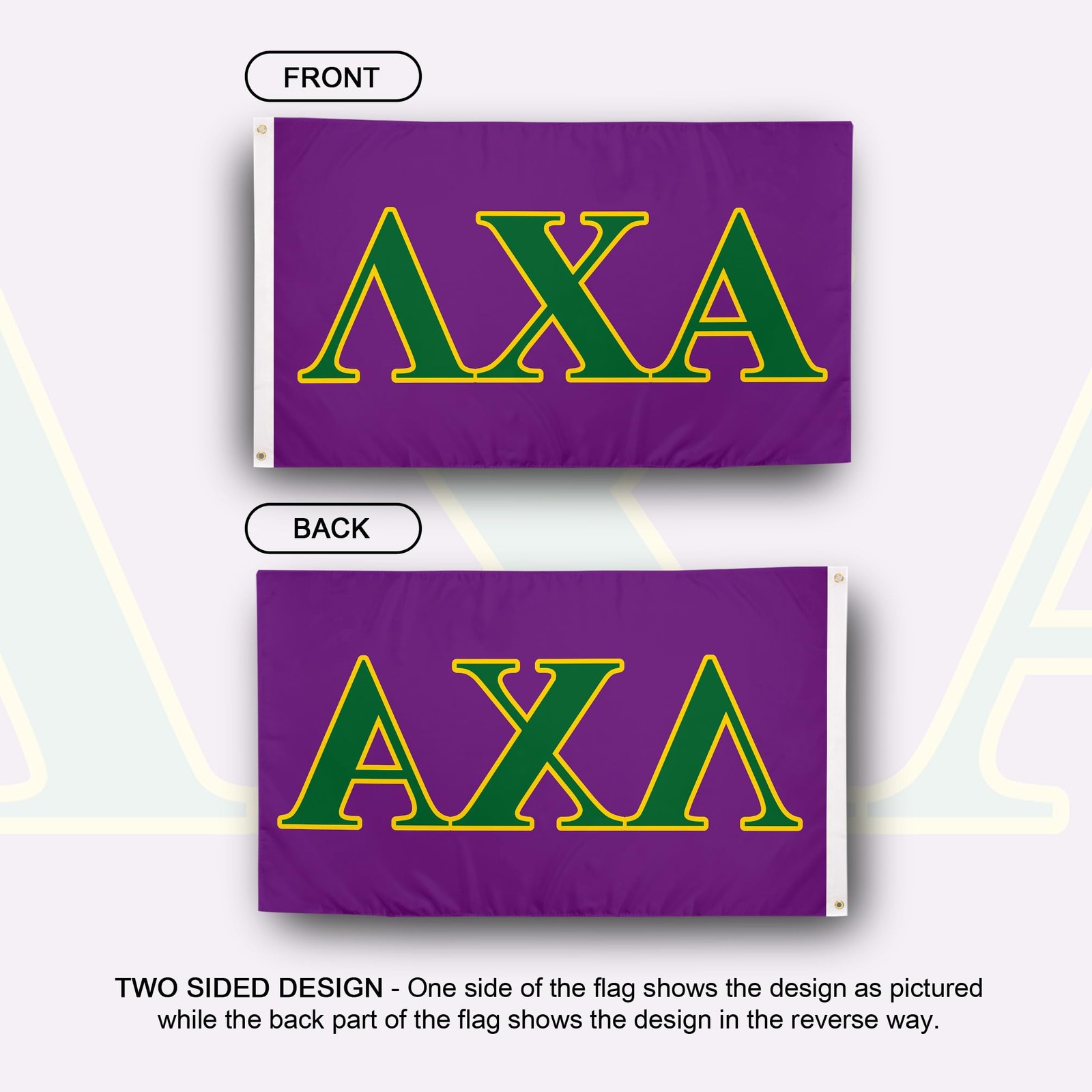Desert Cactus Lambda Chi Alpha Fraternity Flag Banner 3×5 feet