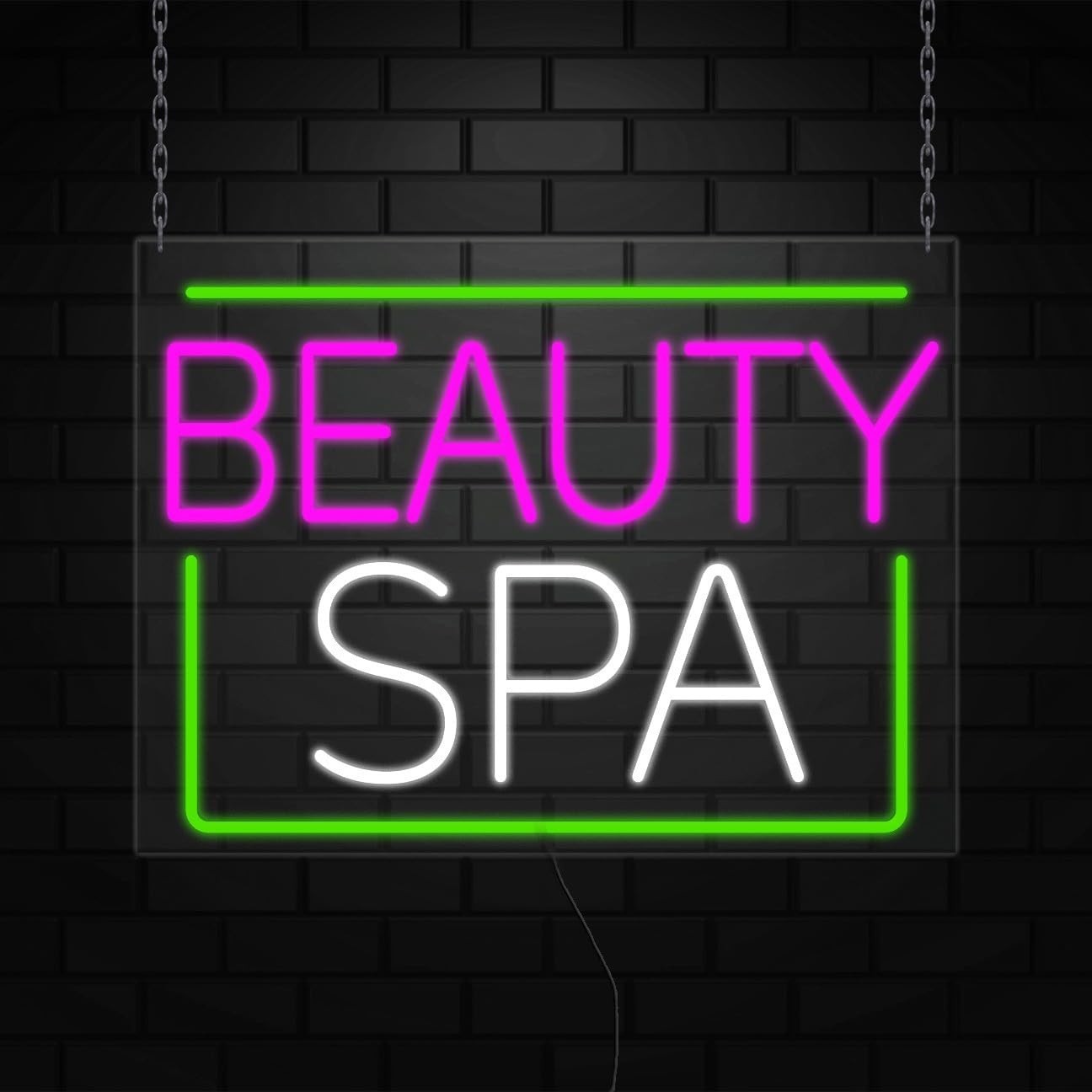 Beauty SPA Neon Sign for Retail Displays | LED Flex Neon | 24″W x 18″H x 1″D