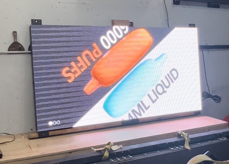 LED Sign Outdoor Indoor Full Color Programmable Message Digital P6 – 37.5” x 75”