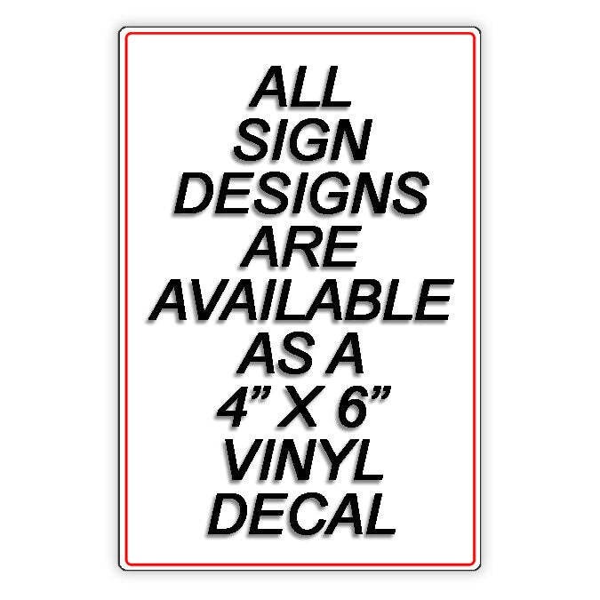 Please Deliver All Packages To Side Door Arrow Left Sign / Decal / Si168 /