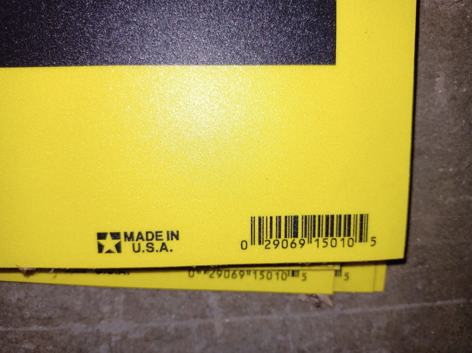 (4 Pack) HY-KO FD-001 Floor Decal Strip Arrow-Adh Vinyl w/Non-Slip Laminate Sign