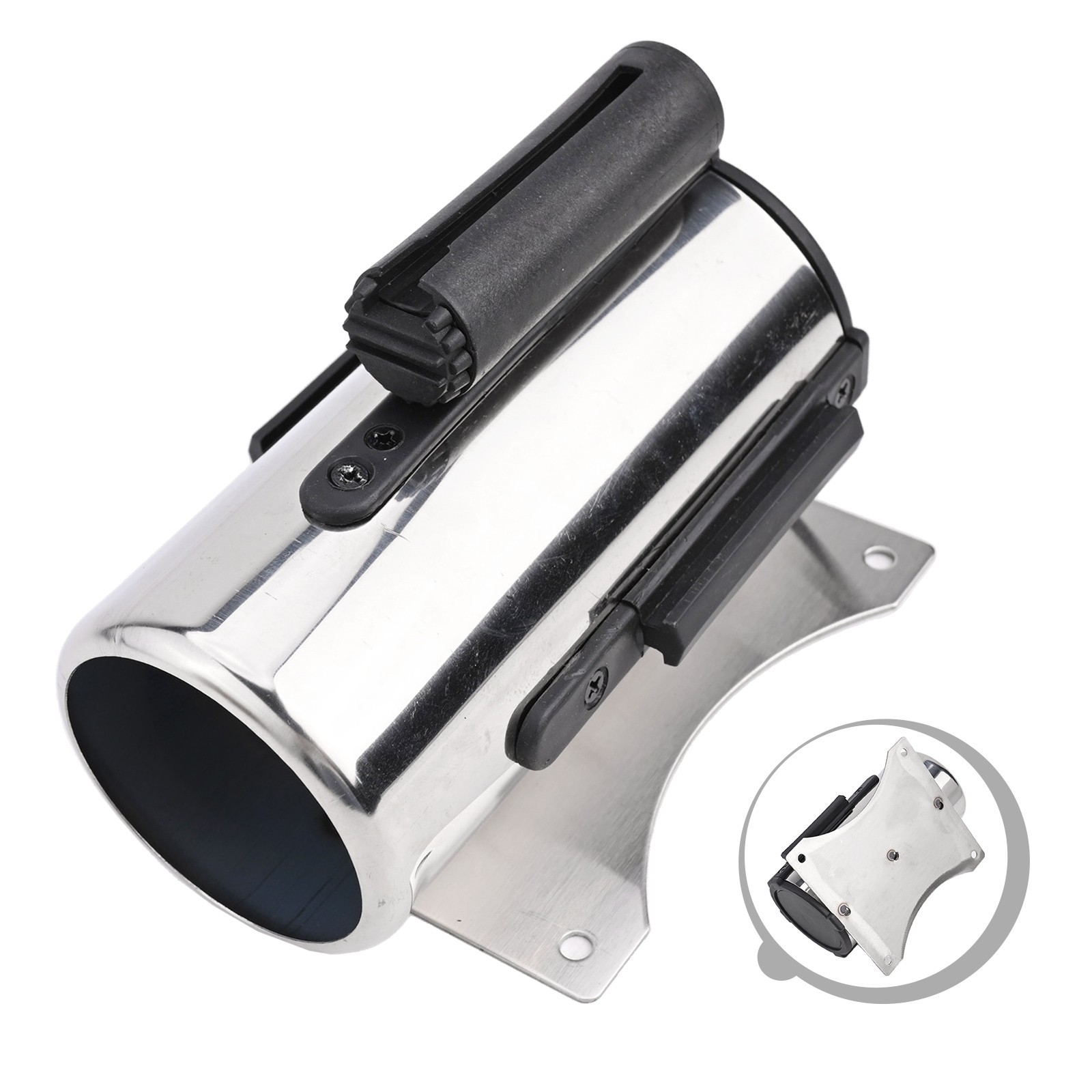 1pc Stainless,Stanchion Queue Barrier Wall Mount Crowd Control Retractable Strip