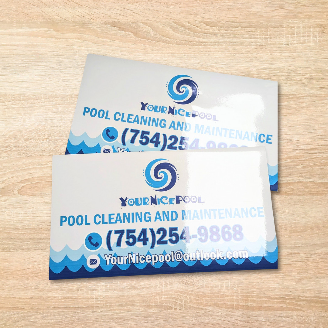 Custom Personalized Card Door Magnets, Premium Heavy Duty. (24″x12″) ONE SET