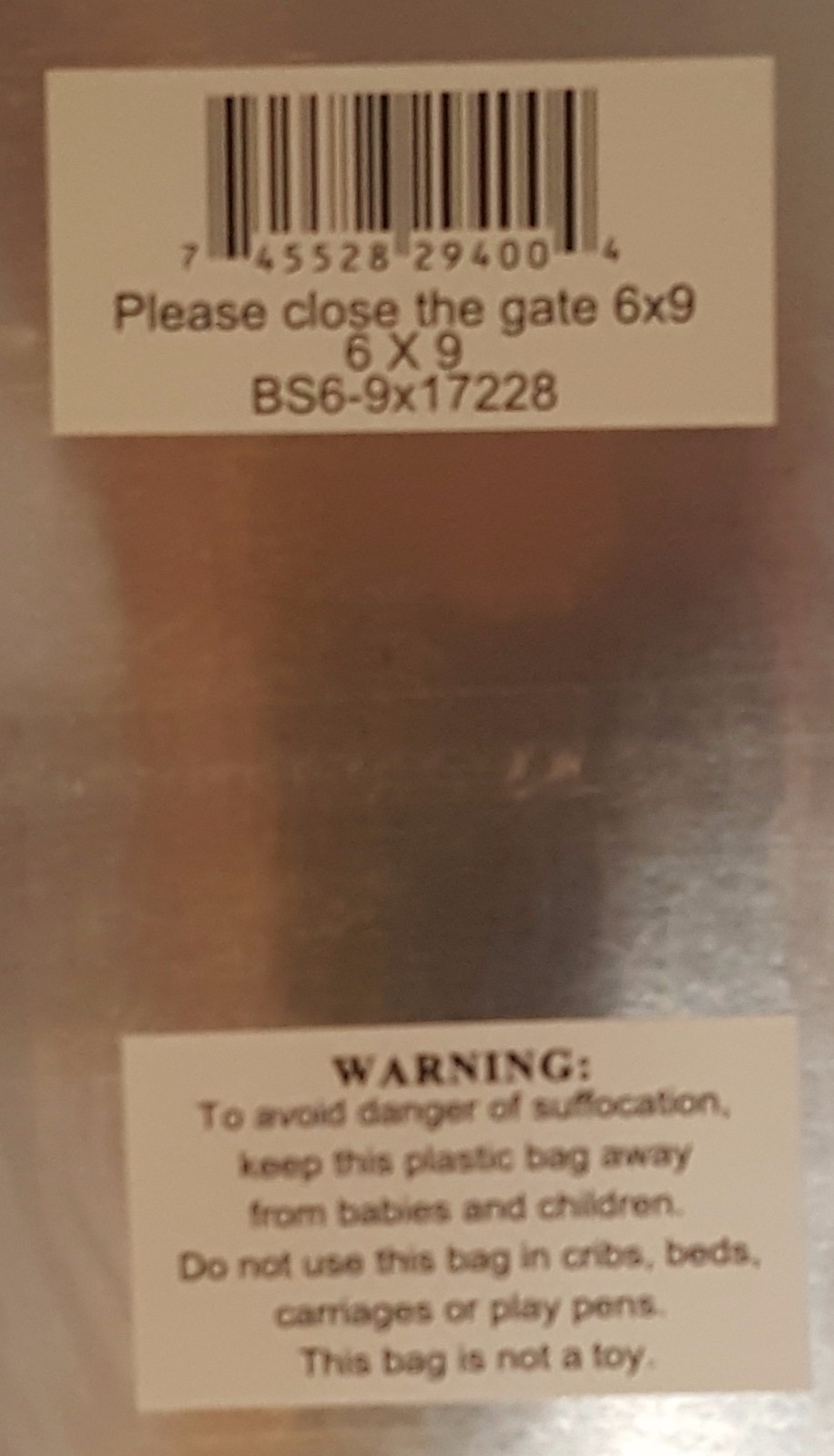 PLEASE CLOSE THE GATE SIGN- WHITE ALUMINUM (6X9)-REF24-1027