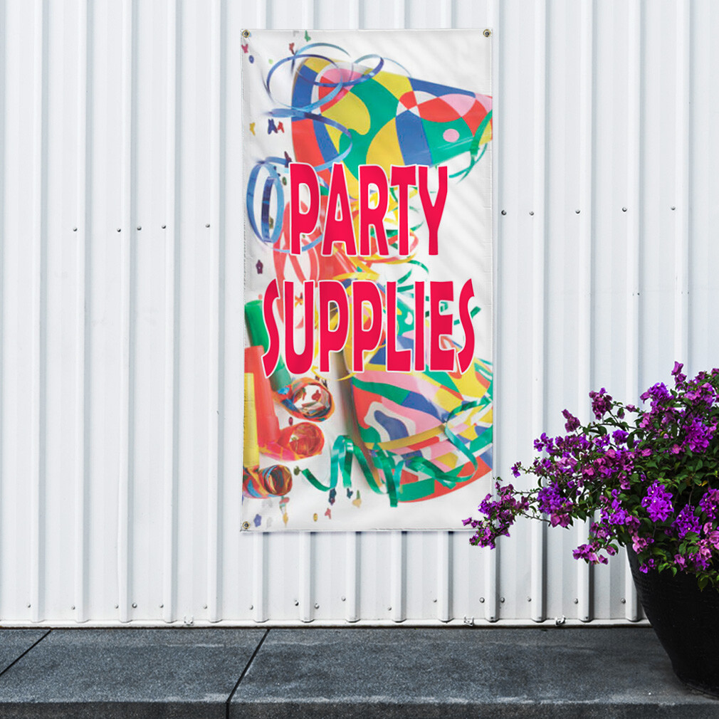 Vertical Vinyl Banner Multiple Sizes Party Supplies Business Business Outdoor