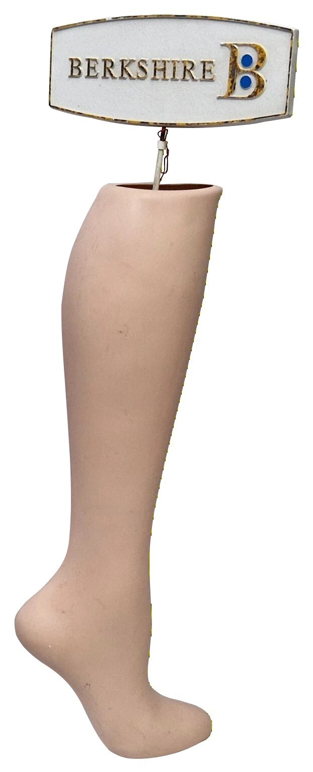 BERKSHIRE Vintage Display Hollow Leg 18.5″ Model Flesh Colour Plastic 50’s 60’s