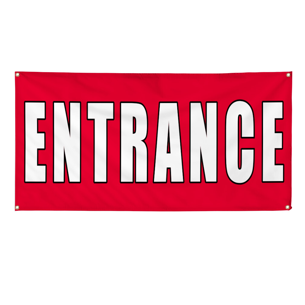Vinyl Banner Multiple Sizes Entrance Promotion Business Business Outdoor