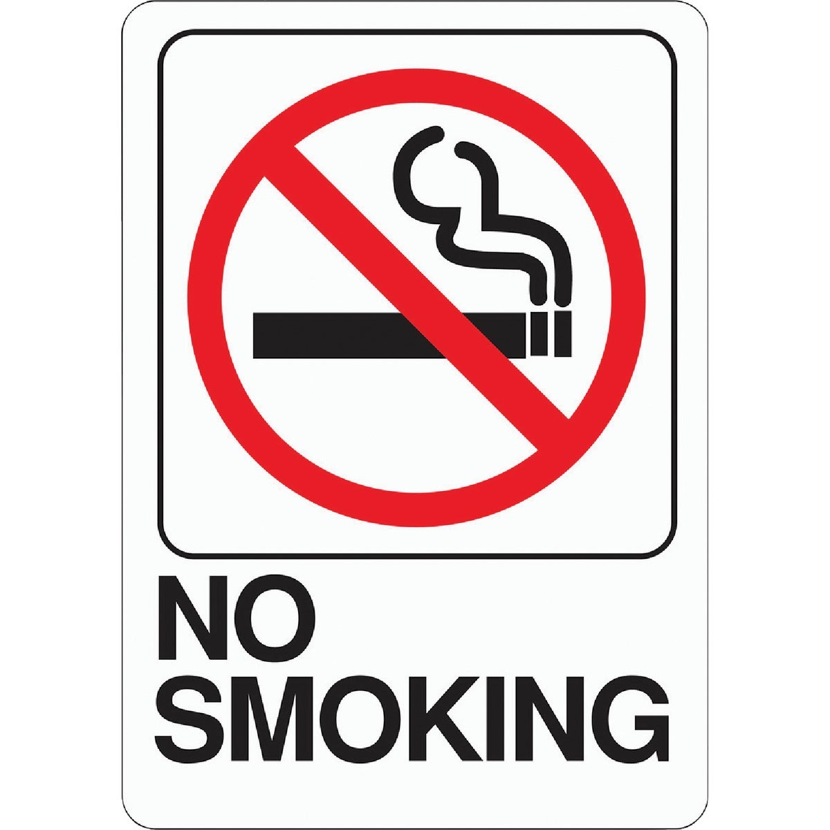 Hy-Ko Deco Series Heavy-Duty Plastic Sign, No Smoking D-20 Hy-Ko D-20