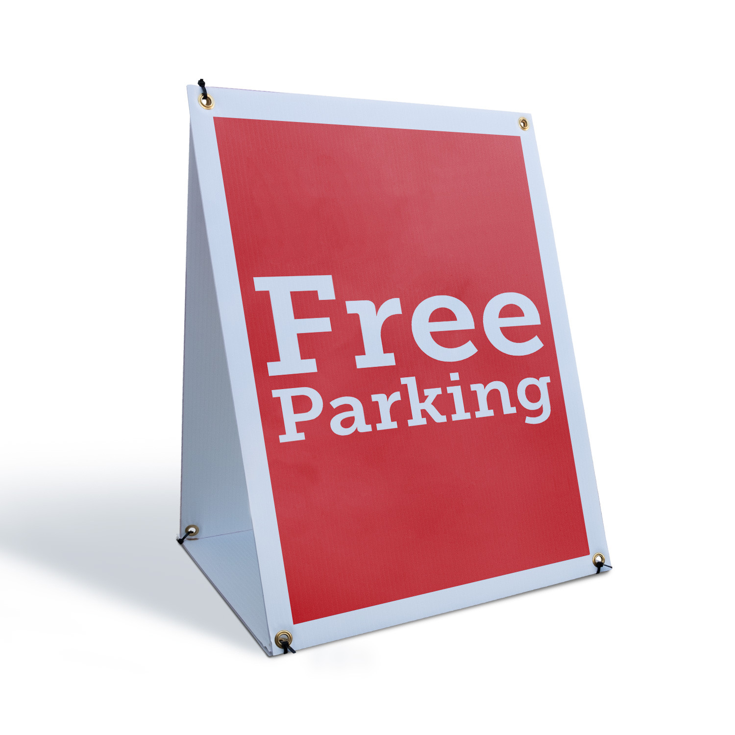 Free Parking A-Frame Sidewalk Sign Convenient Location Event Sign Clear Spot