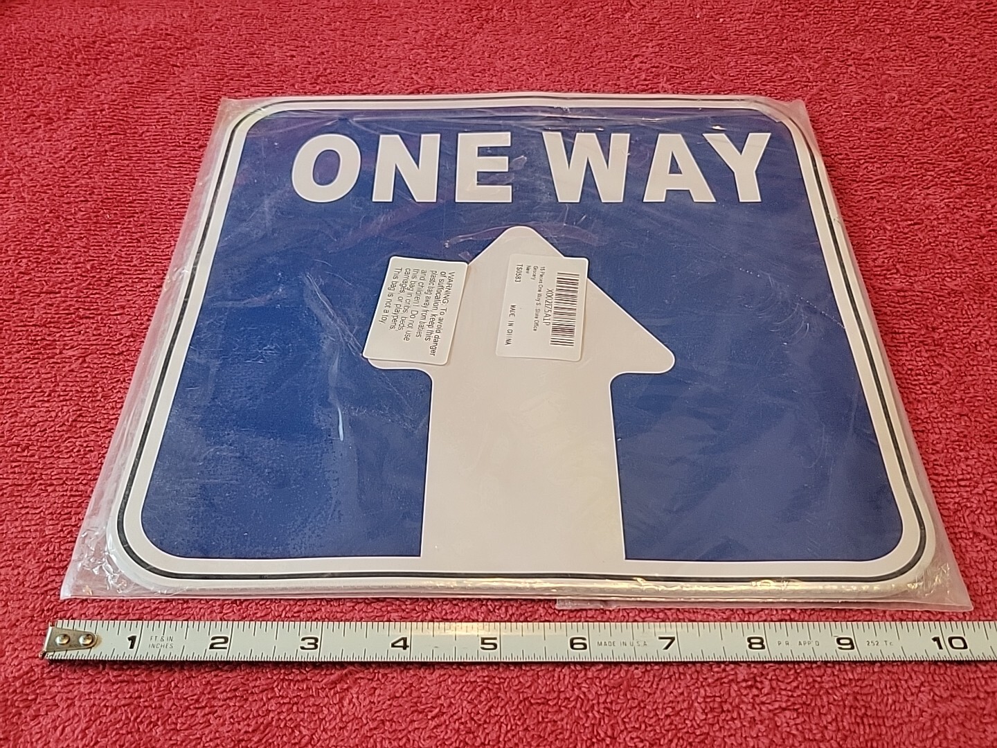 ONE WAY SIGN 15 PACK NOS