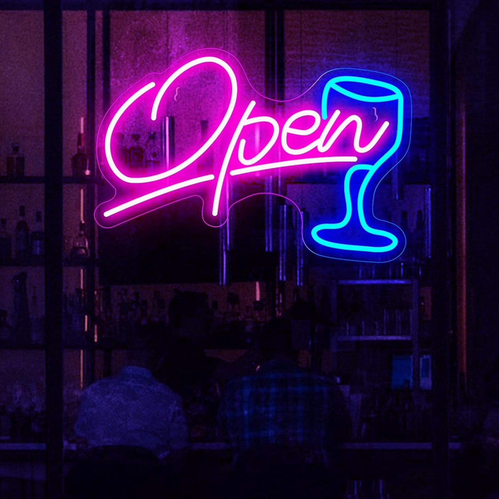 LED Bar Open Sign Energy Efficient For Party Decor 12.5in Excellent