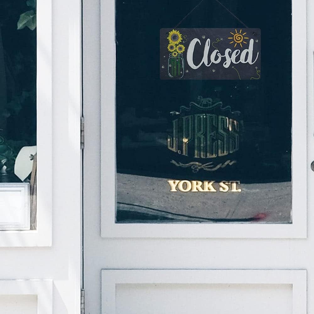 Open Closed Sign, Reversible Double Sided Sign for Business , Cafe Bar, , Res…