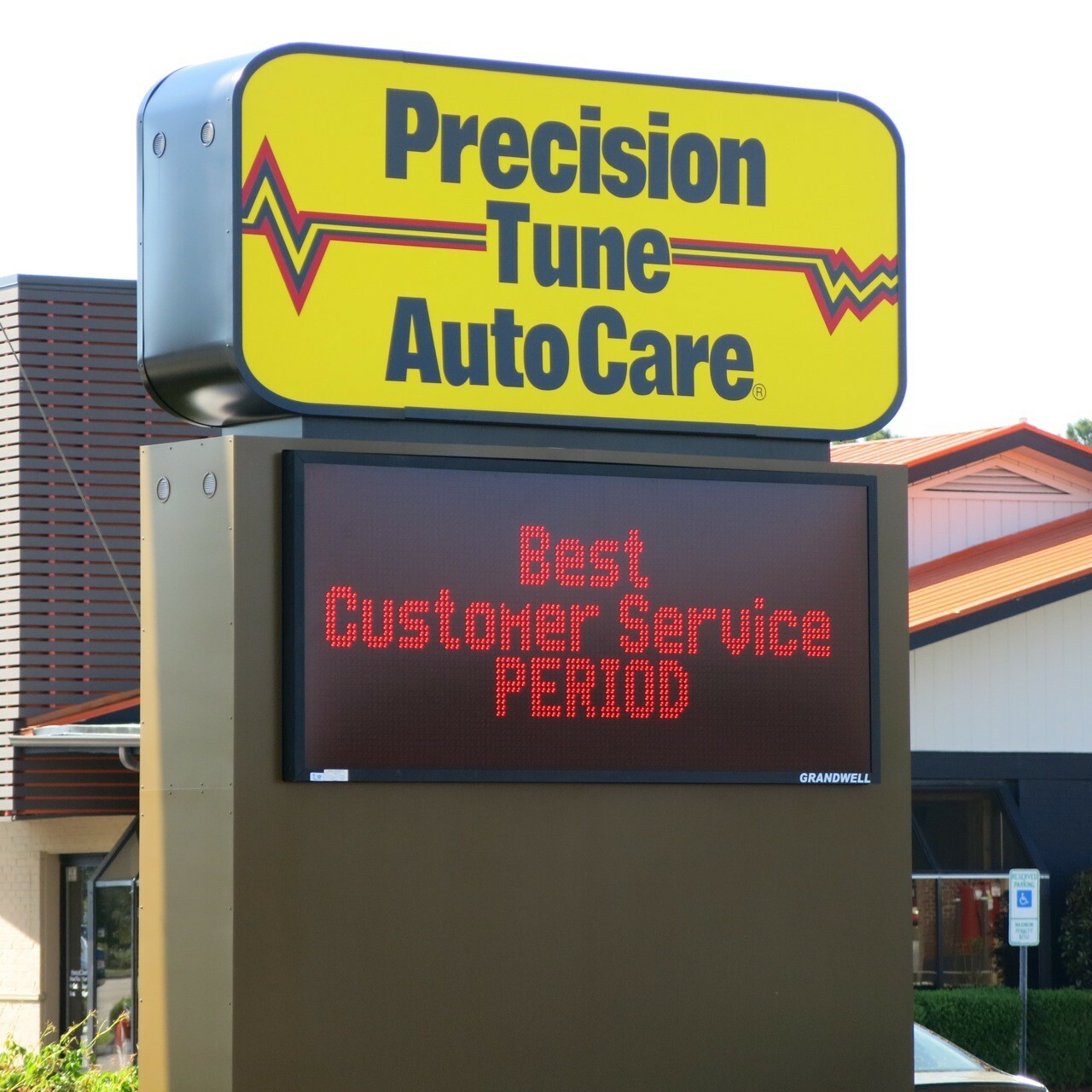 29″x81″ Red Outdoor LED Message Sign, P20mm, ETL Certified, 5 Year Warranty
