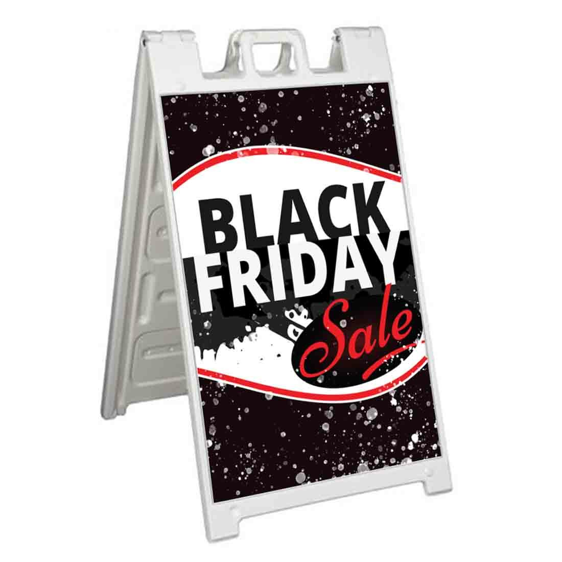 BLACK FRIDAY SALE Signicade 24×36 Aframe Sidewalk Sign Banner Decal CLEARANCE