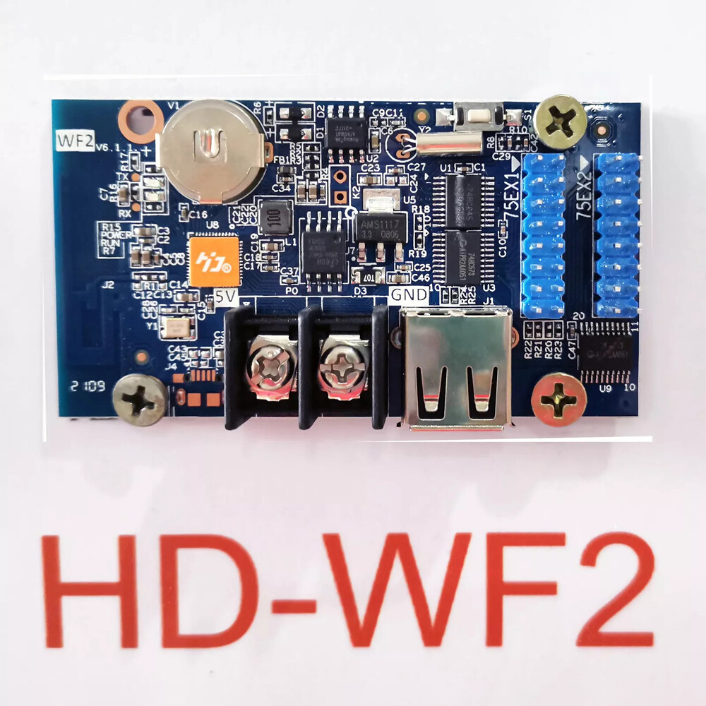 New HUB75 Series Control Card HD-WF2 Full color LED Display Control Card