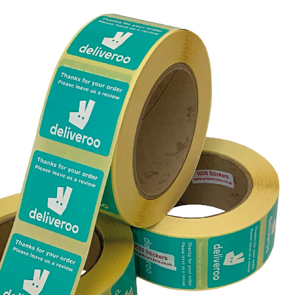 Deliveroo Review Stickers – 45 x 40mm