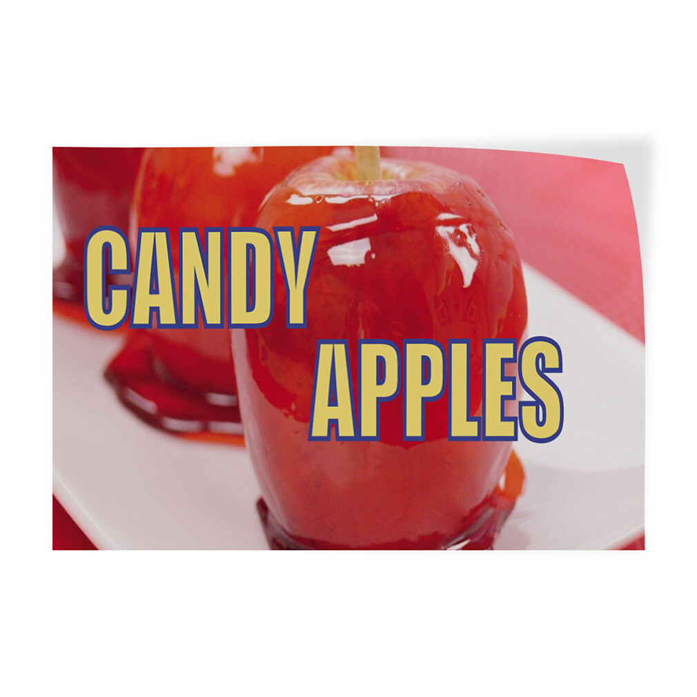 Decal Stickers Candy Apples Outdoor Advertising Printing G Store Sign Label