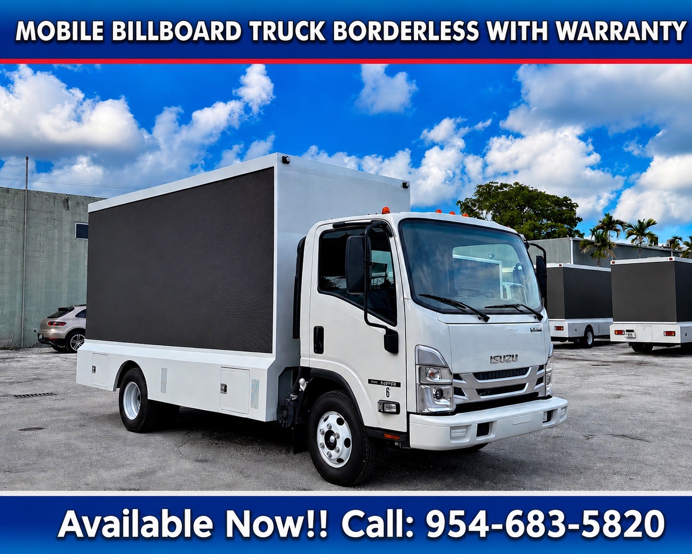 Mobile Digital Billboard LED Truck Brand NEW! New Business Start up Isuzu NPR