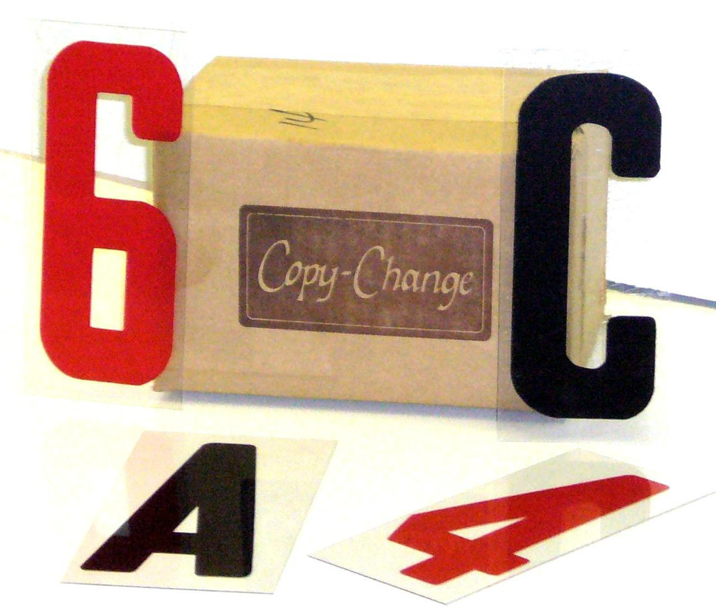 6″ Flex Change Plastic Letter Set 4 Custom Message Sign