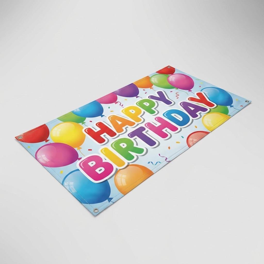 Custom Vinyl Banner 3×6 ft 13oz Personalized Printed Sign Grommets – Free Proof