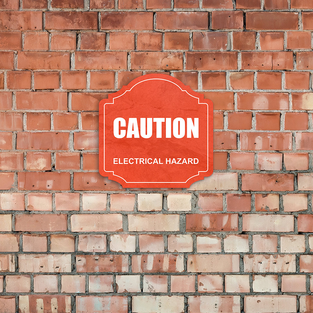 Heritage Plus Caution – Electrical Hazard Wall or Door Sign | Business Signage