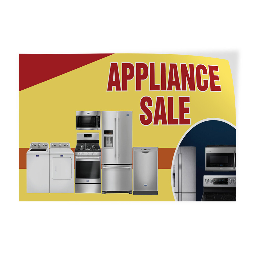 Decal Stickers Appliance Sale Advertising Printing B Vinyl Store Sign Label