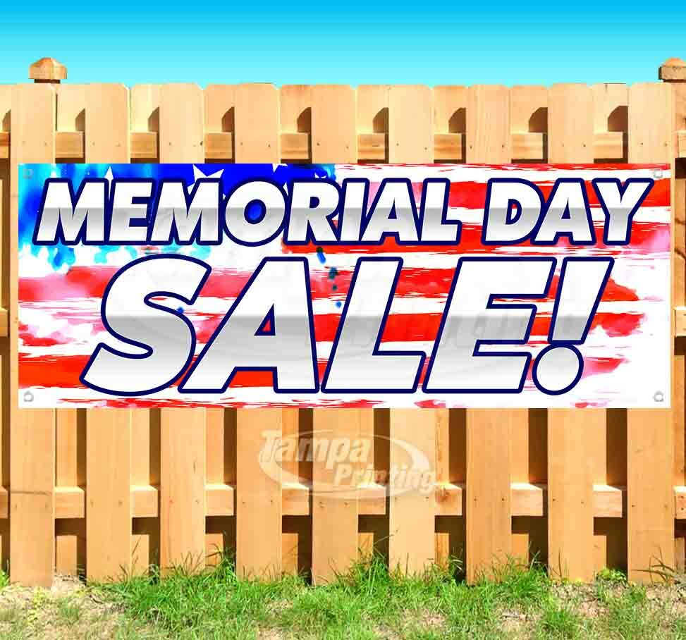 MEMORIAL DAY SALE! Advertising Vinyl Banner Flag Sign Many Sizes