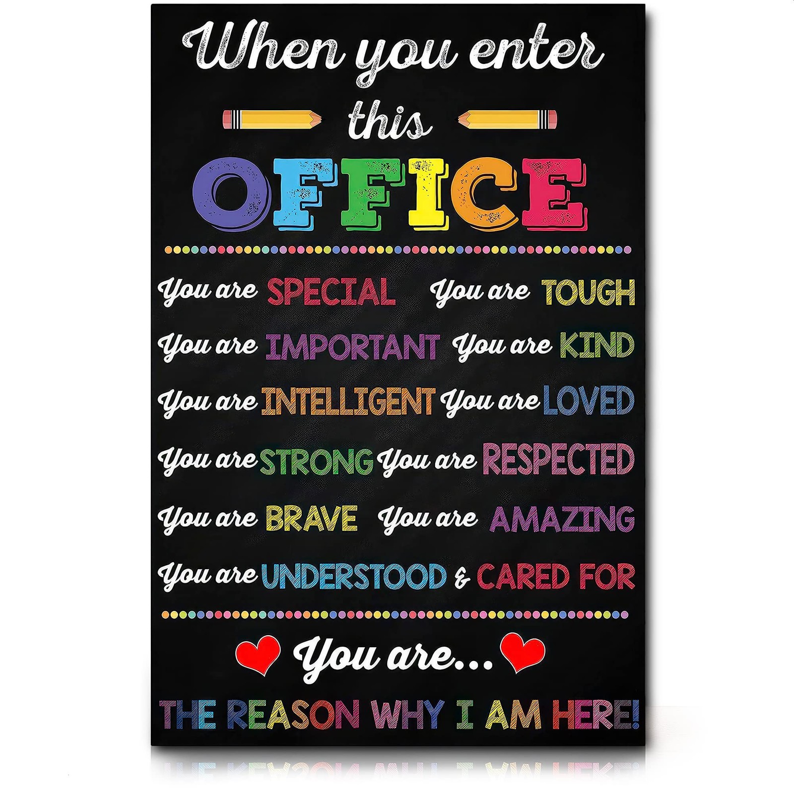 MALLONY Welcome Sign When You Enter This Office – School Counselor Therapist .