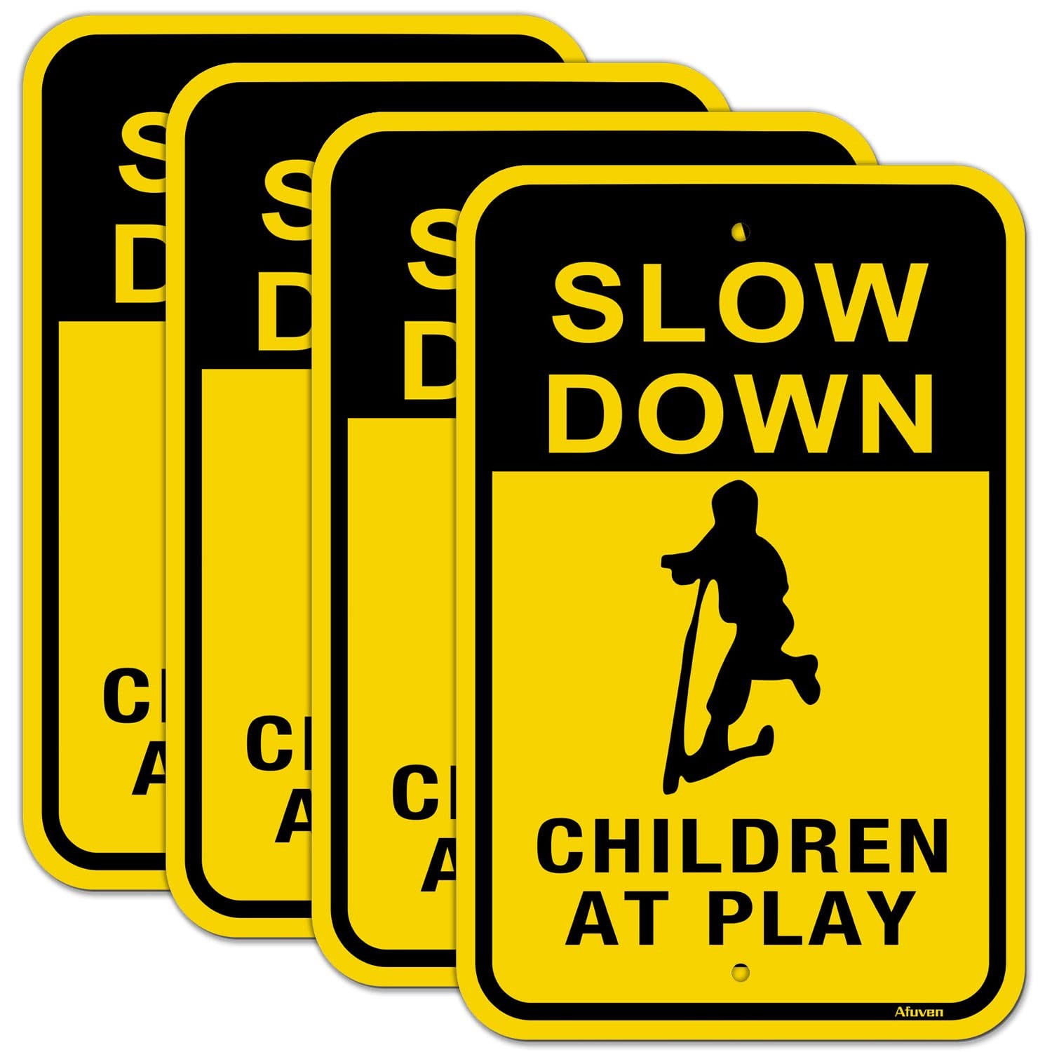 Slow Down Children at Play Signs Kids Playing Sign Reflective Metal Children …